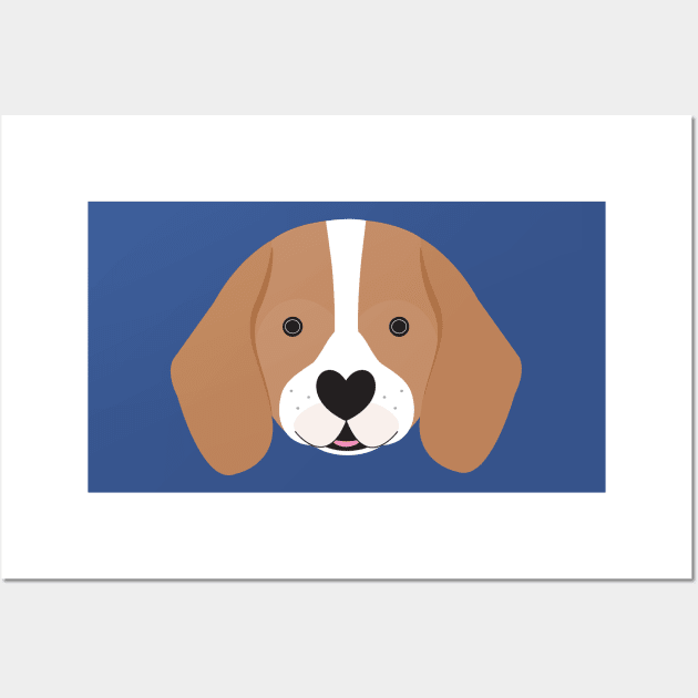 Beagle puppy Wall Art by creativemonsoon